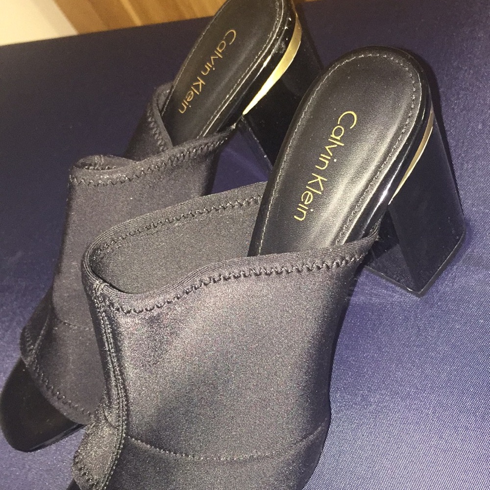 Vintage Black Calvin Klein Sandal